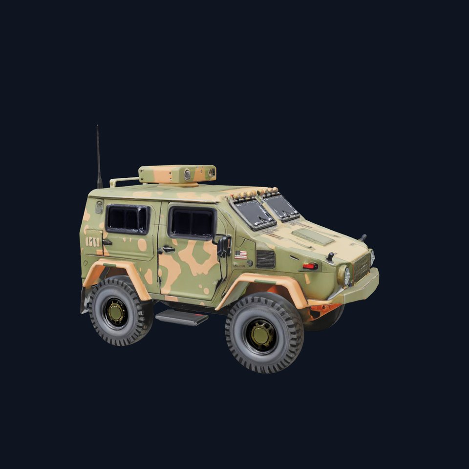 Camo Tactical Vehicle model pack